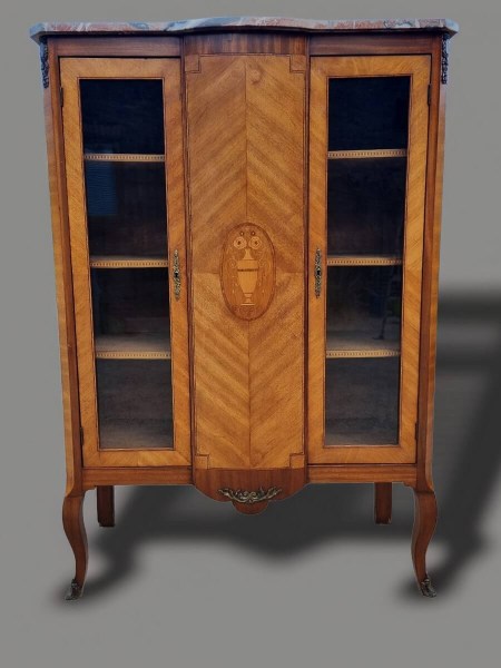 kleine-Franse-boekenkast-vitrinekast-Louis-XV-NapoleonIII-small-bookcase-display-cabinet-rosewood-marqueterie-antiek-00001 (16)